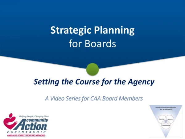 Strategic Planning for Boards