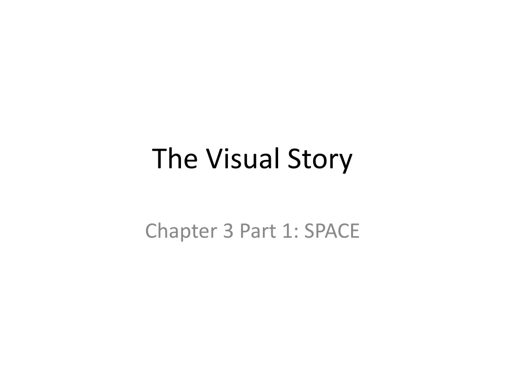 the visual story