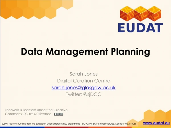 Data Management Planning