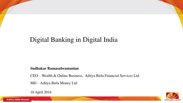 Digital Banking in Digital India