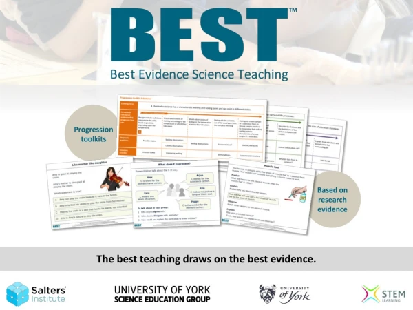 The best teaching draws on the best evidence.