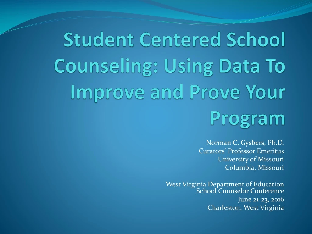 student centered school counseling using data to improve and prove your program