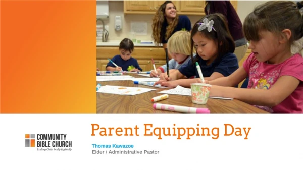 Parent Equipping Day
