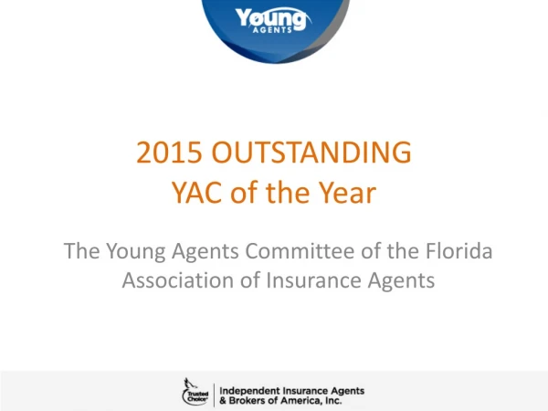 2015 OUTSTANDING YAC of the Year