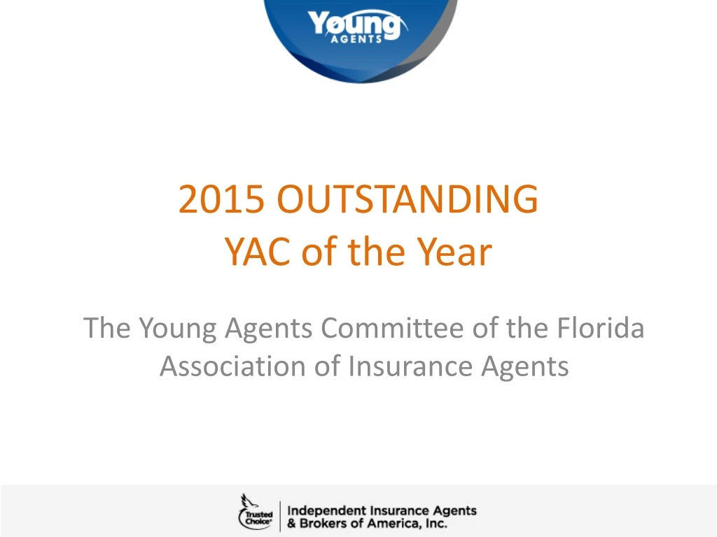 2015 outstanding yac of the year