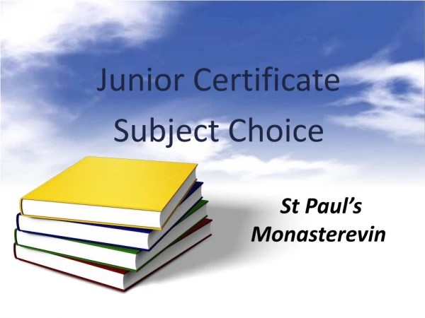 Junior Certificate Subject Choice