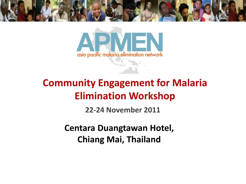 community engagement for malaria elimination