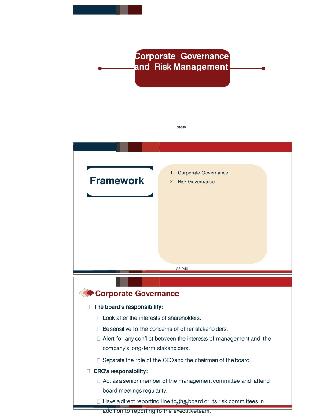 corporate governance risk governance