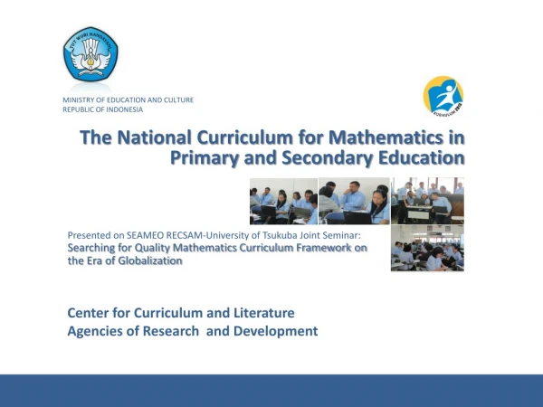 The National Curriculum for Mathematics in Primary and Secondary Education