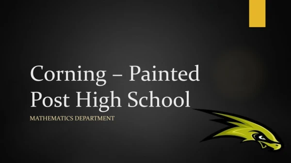 Corning – Painted Post High School