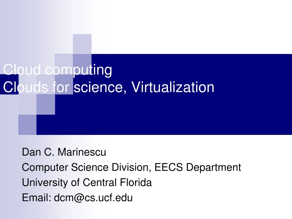 cloud computing clouds for science virtualization