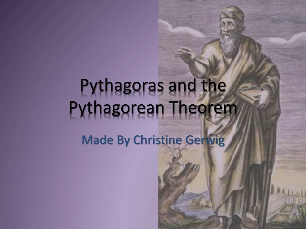 pythagoras and the pythagorean theorem