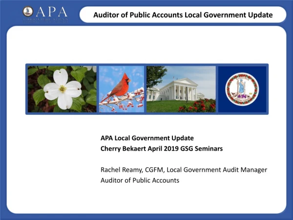 APA Local Government Update Cherry Bekaert April 2019 GSG Seminars