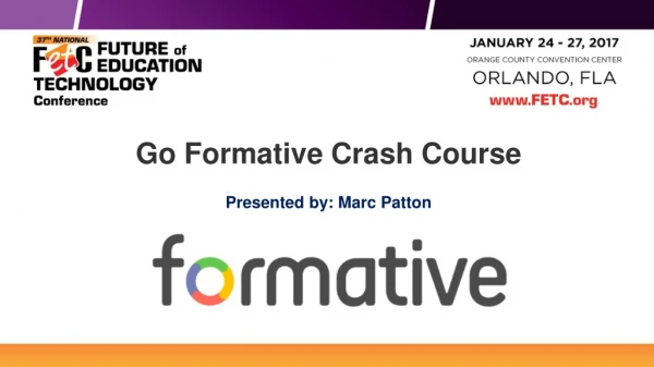 Go Formative Crash Course