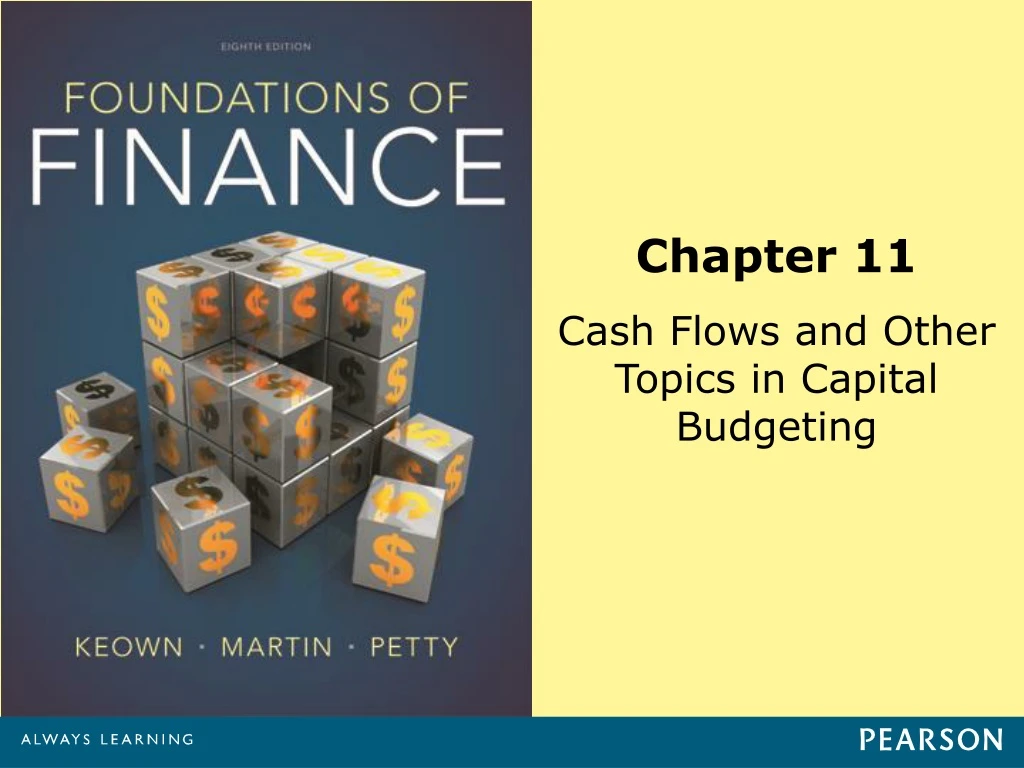 chapter 11 cash flows and other topics in capital
