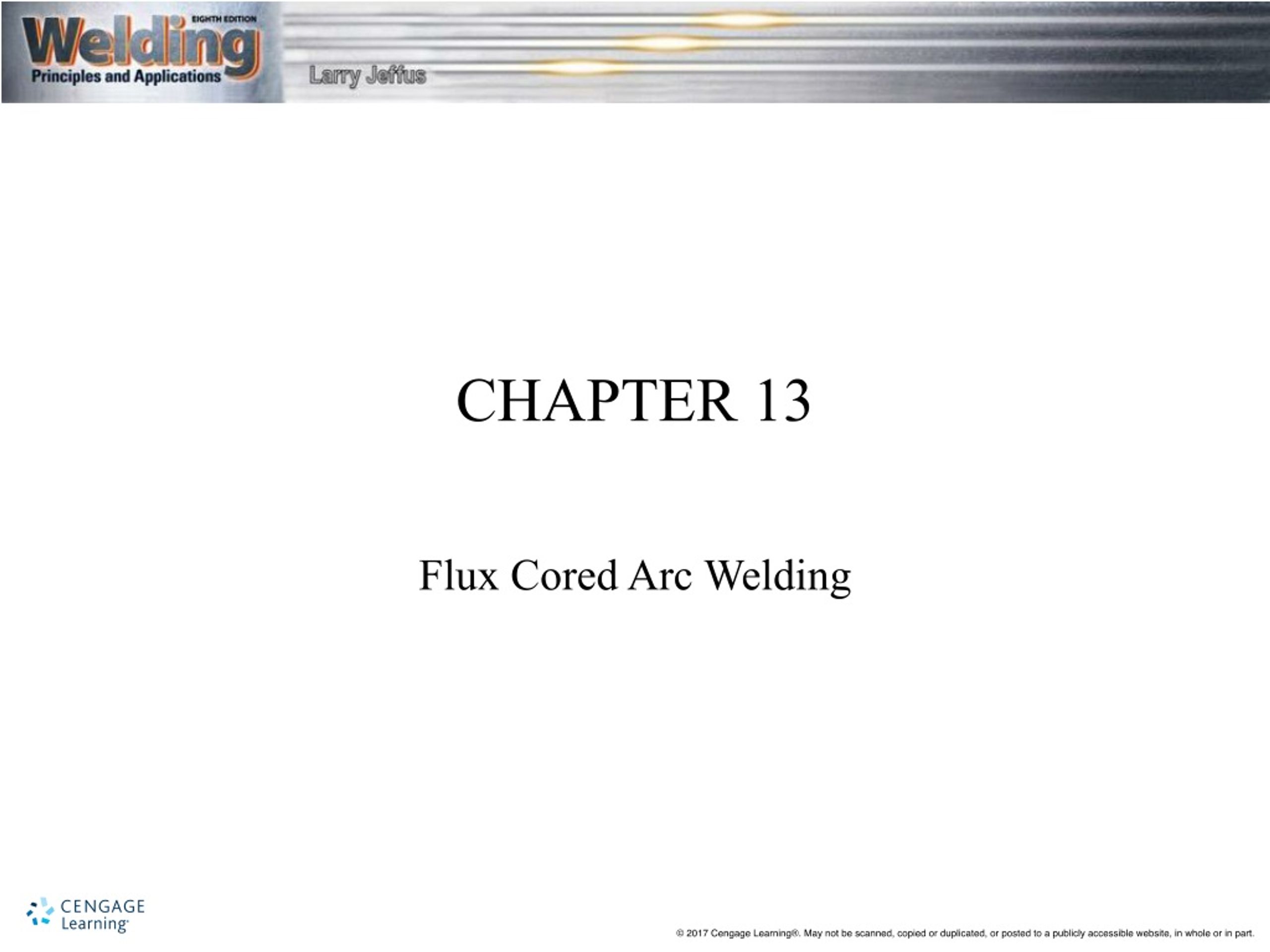Mastering Flux Cored Arc Welding for Quality Welds - slide 1