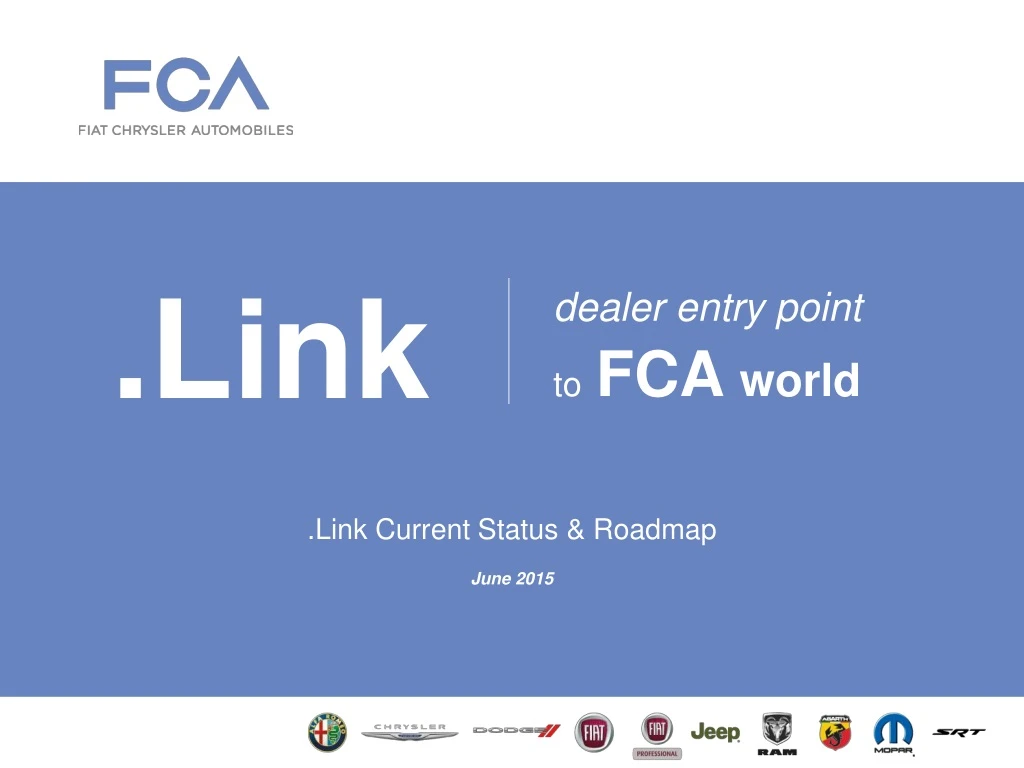 link current status roadmap june 2015