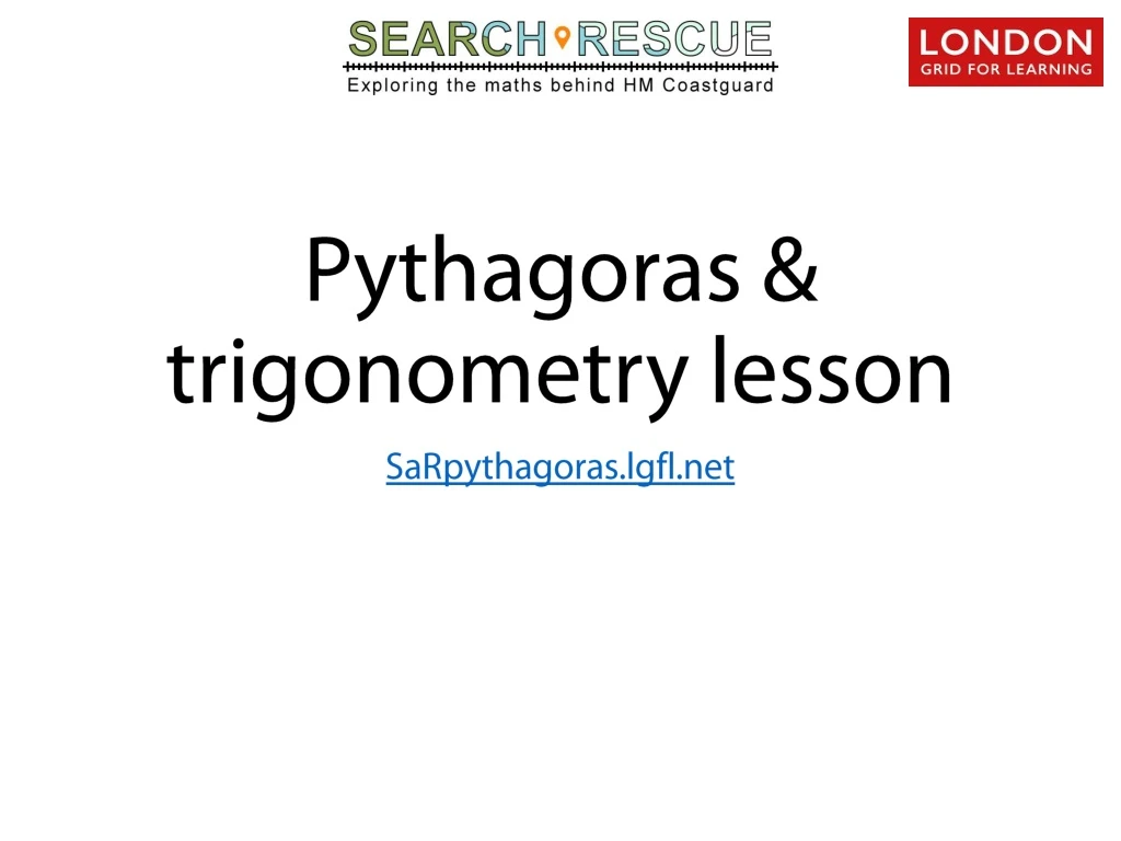 pythagoras trigonometry lesson