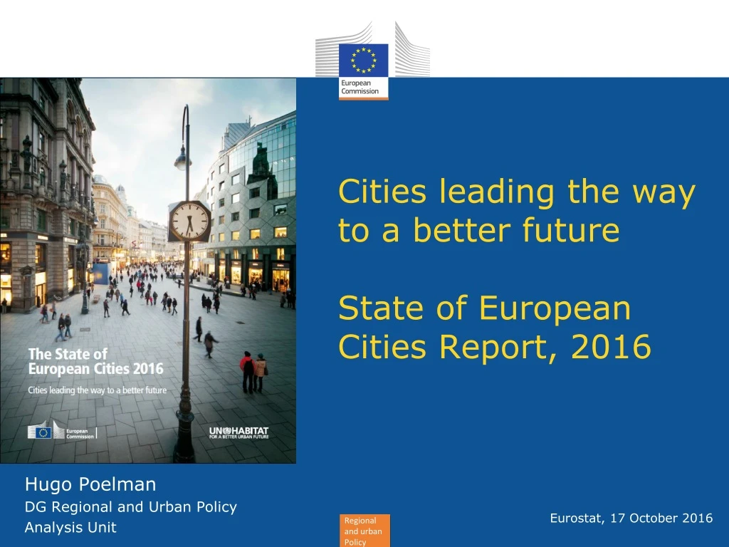 cities leading the way to a better future state of european cities report 2016