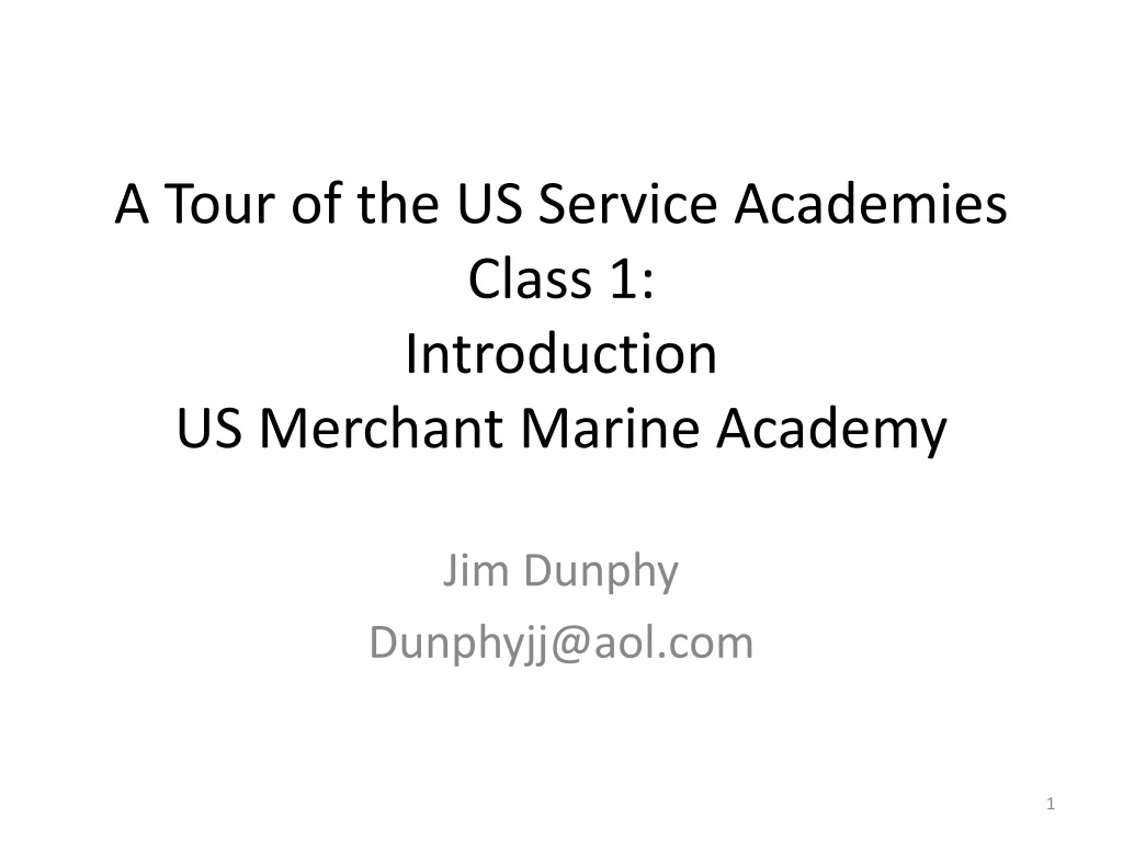 a tour of the us service academies class 1 introduction us merchant marine academy