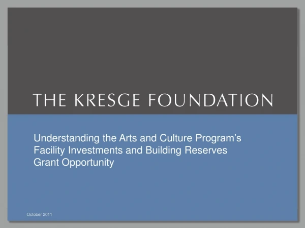 Understanding the Arts and Culture Program’s