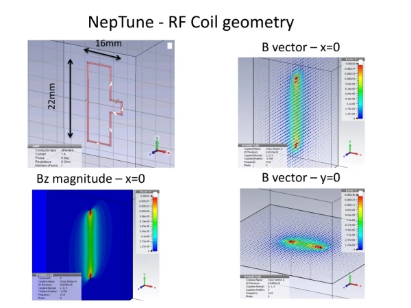 NepTune - RF Coil geometry
