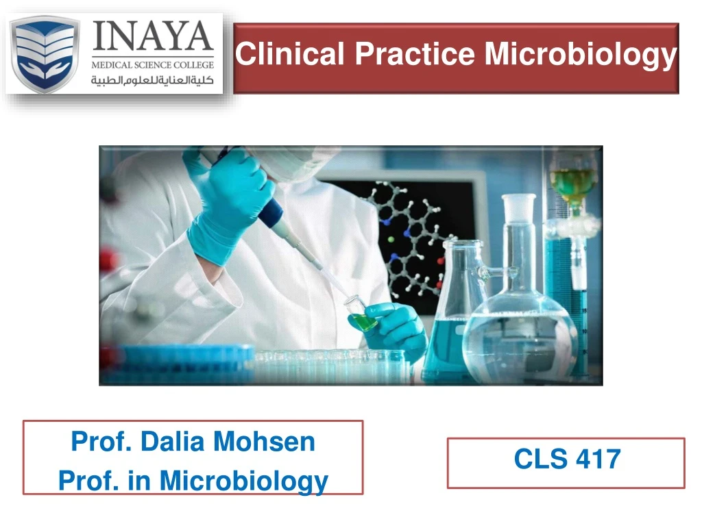 clinical practice microbiology