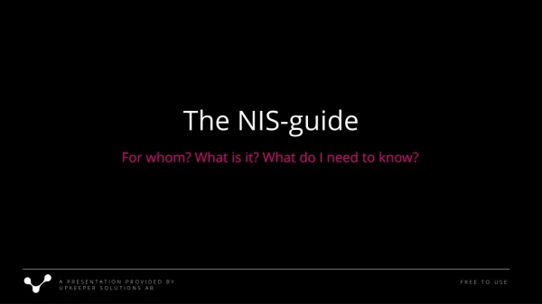 The NIS-guide