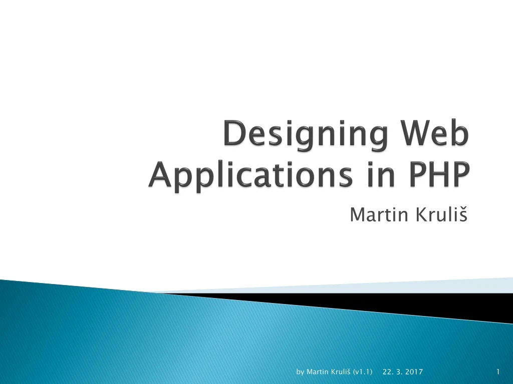 PPT - Designing Web Applications in PHP PowerPoint Presentation, free ...