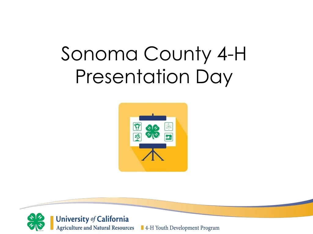 sonoma county 4 h presentation day