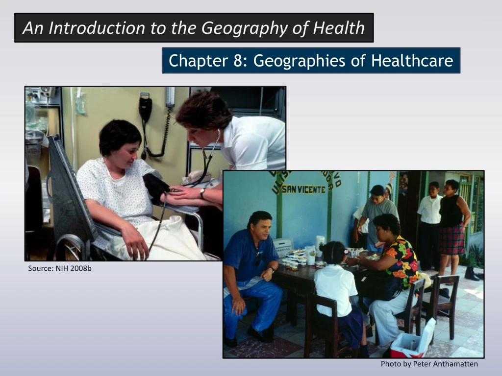 an introduction to the geography of health