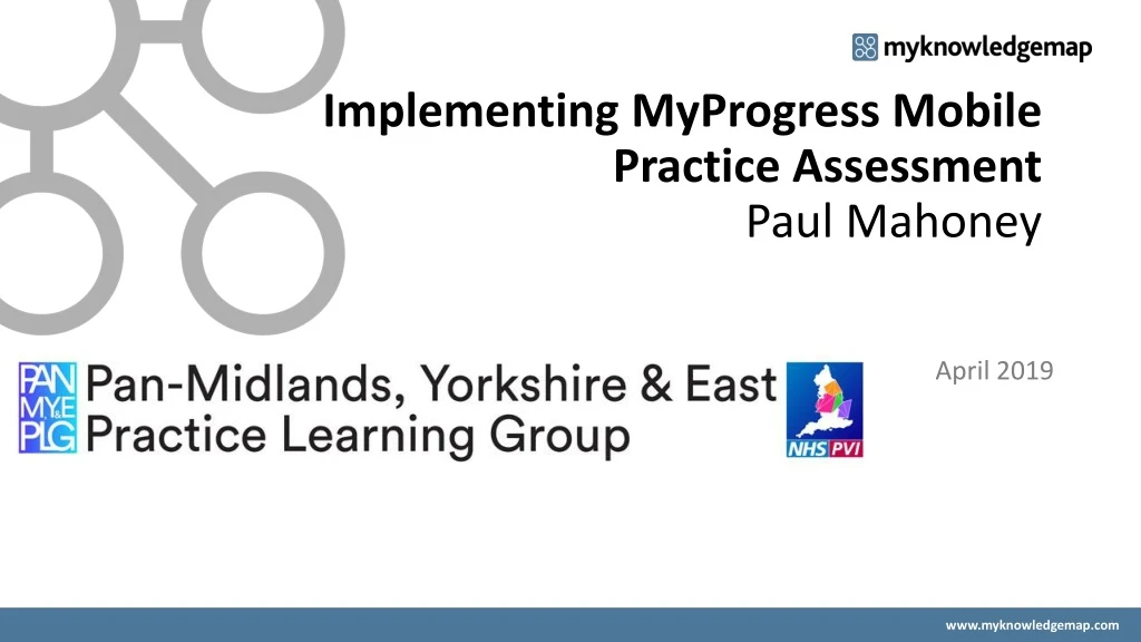 implementing myprogress mobile practice assessment paul mahoney