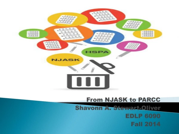 From NJASK to PARCC Shavonn A. Stewart-Oliver EDLP 6090 Fall 2014