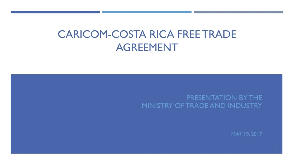 caricom costa rica free trade agreement