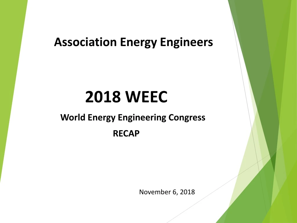 2018 weec world energy engineering congress recap