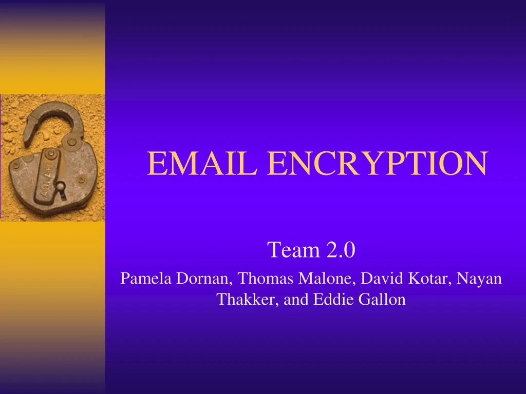 email encryption