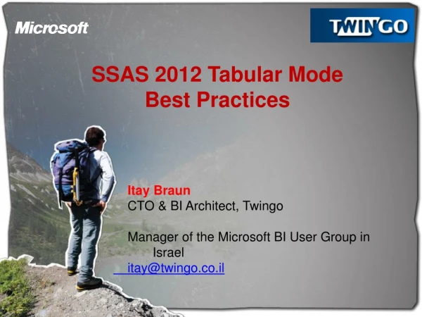 SSAS 2012 Tabular Mode Best Practices