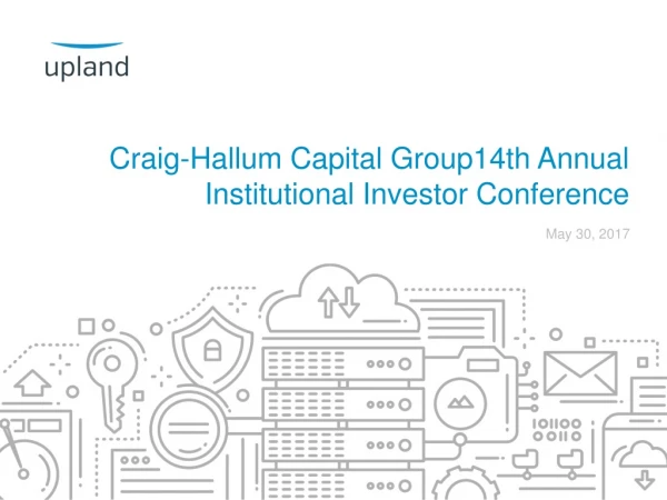 Craig- Hallum Capital Group14th Annual Institutional Investor Conference