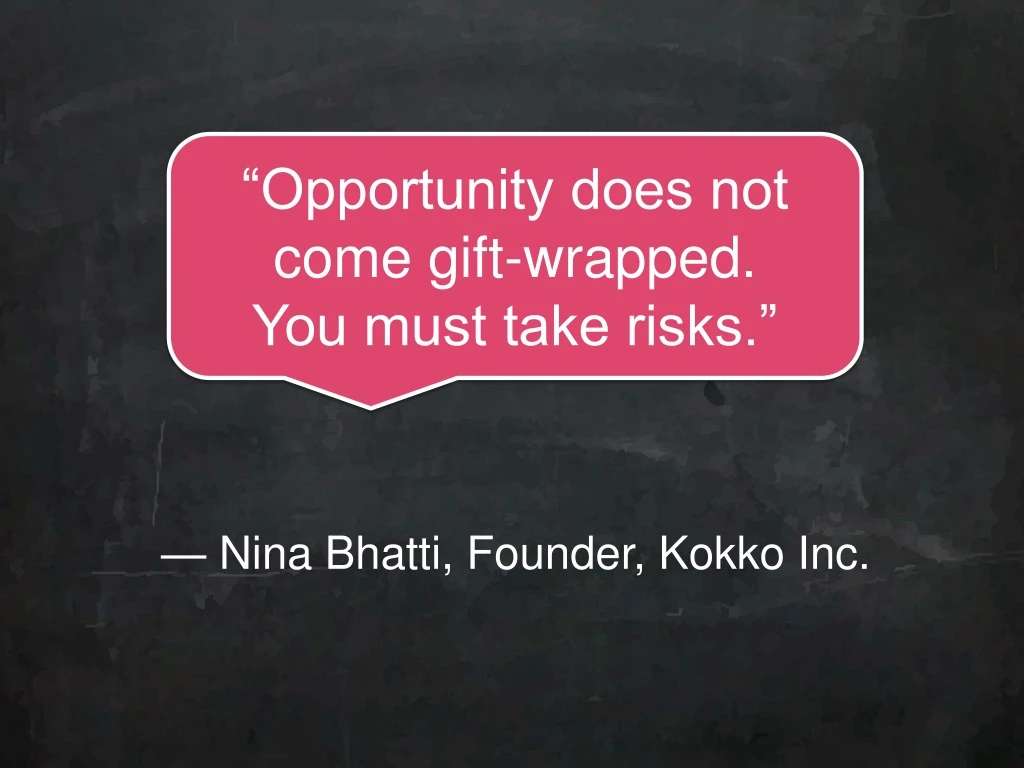 nina bhatti founder kokko inc