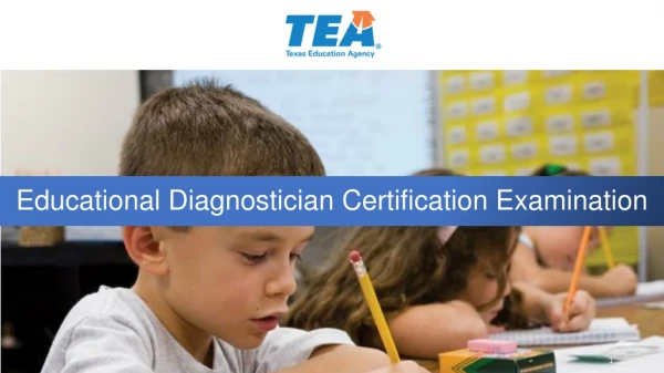 Educational Diagnostician Certification Examination