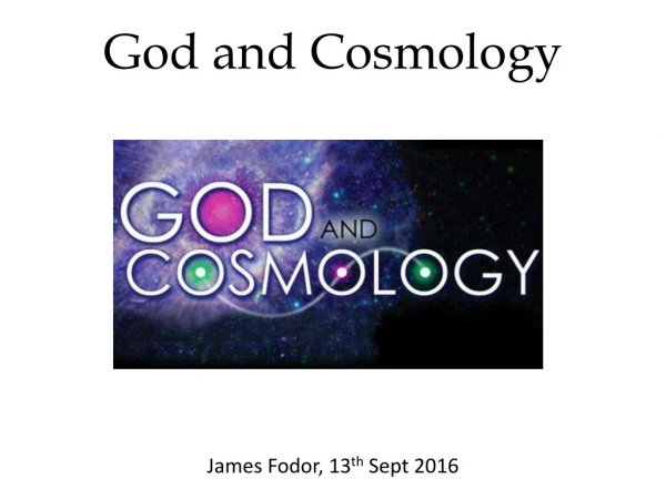 James Fodor, 13 th Sept 2016