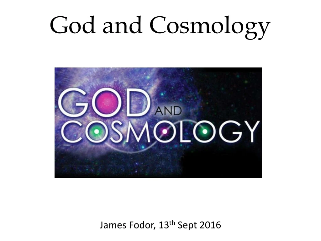 god and cosmology