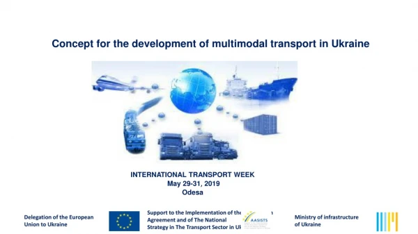 Concept for the development of multimodal transport in Ukraine