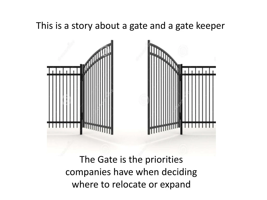 this is a story about a gate and a gate keeper