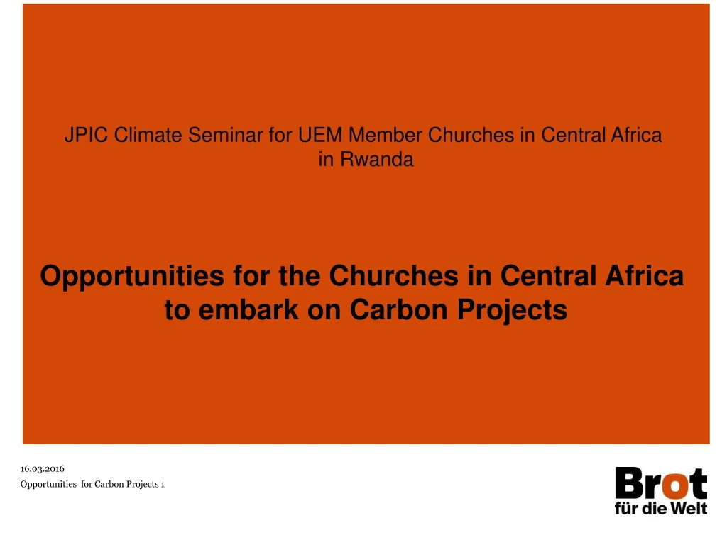 jpic climate seminar for uem member churches