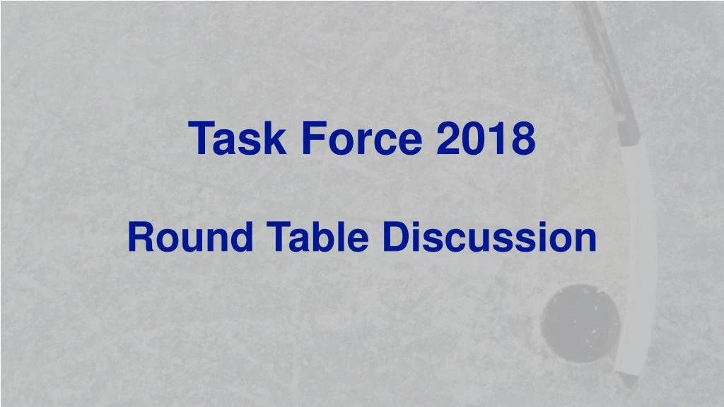 task force 2018