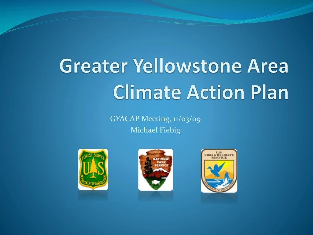 greater yellowstone area climate action plan