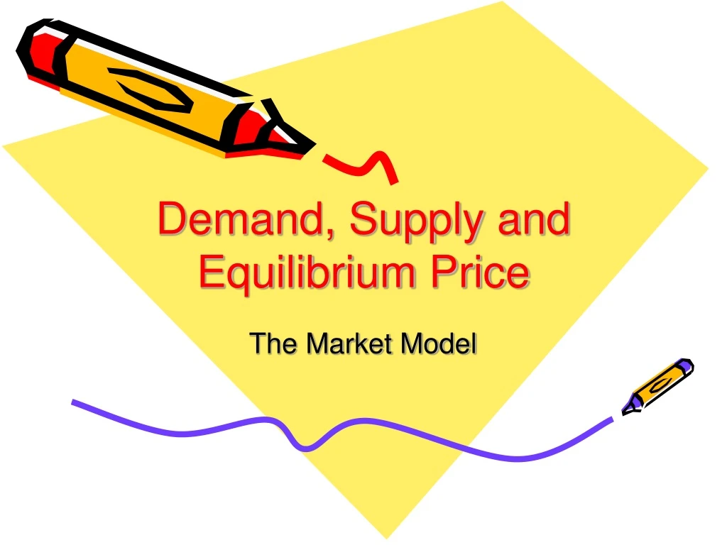demand supply and equilibrium price
