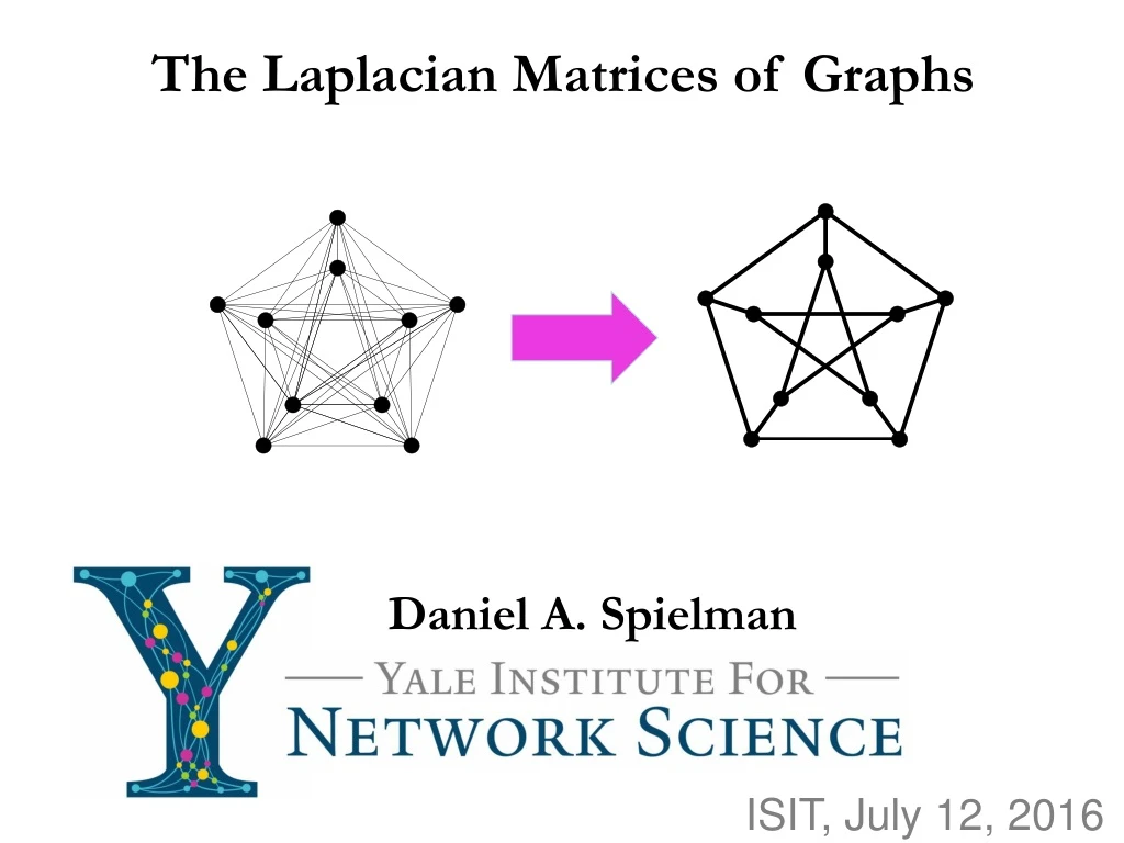 the laplacian matrices of graphs