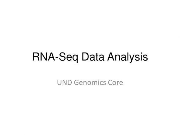 RNA- Seq Data Analysis